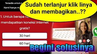 ANDA KENA PISHING..???  Solusi yang terlanjur klik link kuota internet gratis hoax