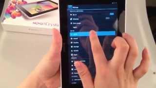 Ainol NOVO 7 Crystal Tablet PC New Android 4.1 Jelly Bean OS Operating Demostration