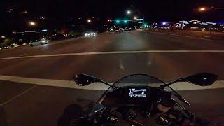 ASMR 2024 Ninja ZX6R Night Ride