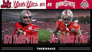 Stroud & Jaxon Smith-Njigba EPIC Rose Bowl Connection! (#11 Utah vs. #6 Ohio State, 2022 Rose Bowl)