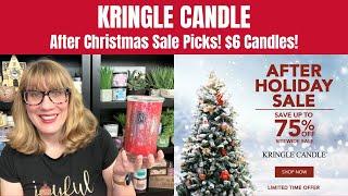 KRINGLE CANDLE After Christmas Sale Picks! $6 Candles!