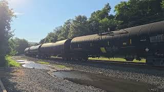 Norfolk Southern freight trains at Lewistown, PA (07/02/2024)