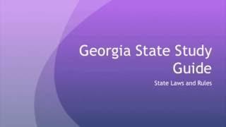 Georgia Real Estate Study Guide 1