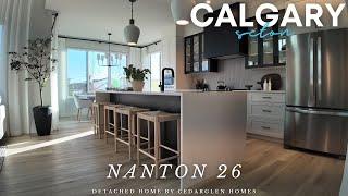 Cedarglen Homes | Nanton 26 | 2186 Sf | 3 Beds | 2.5 Baths | Seton | SE Calgary | New Home For Sale