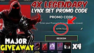 4x LYNX Legendary Skin Set Promo Code  Giveaway (For AS/EU Server) | Shadow Fight 4 Promo Code