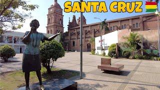  【4K】 Walking through the center of Santa Cruz, Bolivia | july 2024