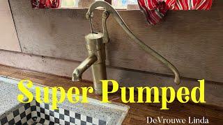 Old school hand pump. No power? No problem. Always have water….