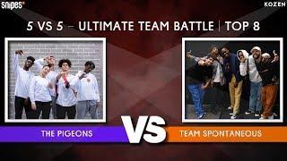 SNIPES FUNKIN STYLEZ 2019 - ULTIMATE TEAM BATTLE -  BEST 8 -  The Pigeons vs. Spontaneous