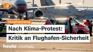 heute journal vom 25.07.2024 Klimaproteste am Airport, Biden zu seinem Rücktritt, Olympia in Paris