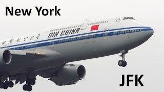 BUSY Planespotting at New York JFK: A380, 747-8, 777, A330, 767, 757 & Go Around! [Full HD]