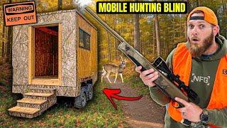 Building the ULTIMATE Mobile Hunting Blind (my neighbor SCREWED me!!)