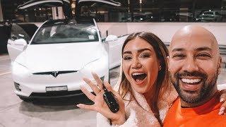 SURPRISING MY WIFE WITH A TESLA MODEL X