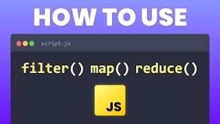 How to use map() filter() reduce() | JavaScript Array Methods Tutorial