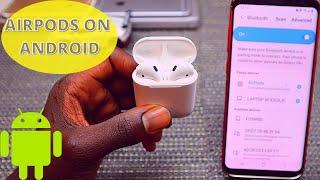 Connect Airpods To Android | How To Connect and Use Airpods On Android device!