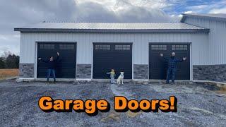 Installing Garage Doors On Our Barndominium