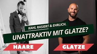 Unattraktiv mit Glatze? Meine Erfahrungen mit Glatze |  KAHLRASIERT & EHRLICH.