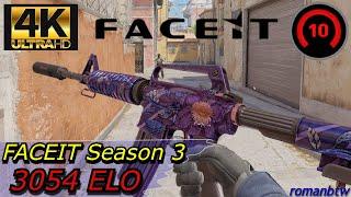 LVL 10 FACEIT EU 5v5 Inferno Ranked - 3054 ELO - CS2