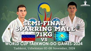 World Cup taekwondo ITF 2024 Semi-final sparring male 71 kg