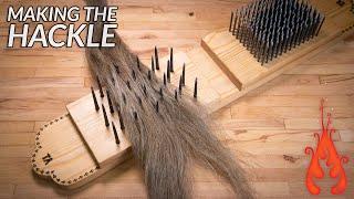 Making the hackle (Growing 1 m² of FLAX part 4)