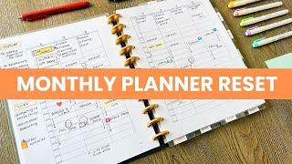 Resetting My Planner for the Month of August #monthlyplannerreset