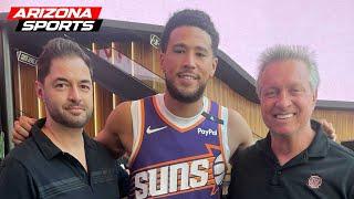 Devin Booker, Mat Ishbia & Bradley Beal exclusive interviews with Wolf & Luke at Suns media day