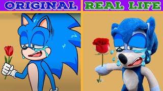 Sonic Heartbroken! Rejected Love Breaks Him | The Sonic Tapes Animation | Original vs Plush Toys