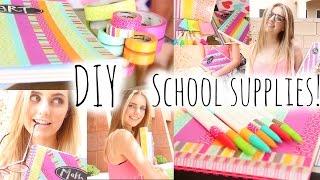 BACK TO SCHOOL: DIY School Supplies & Haul! | Aspyn Ovard