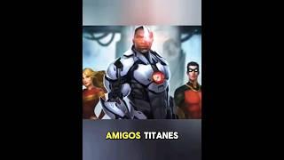 AHORA TENGO TODO EL UNIVERSO BAJO MI DEDO  REUNEME LOS AMIGOS TITANES CYBORG ‍️🫵