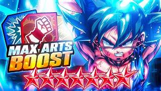 (Dragon Ball Legends) MAX ARTS BOOSTED 14 STAR LF SPIRIT BOMB GT GOKU CANNOT BE HURT!