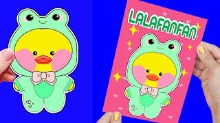 HAZ UN LIBRO LALAFANFAN DUCK DE PAPEL/ DIY Lalafanfan de papel