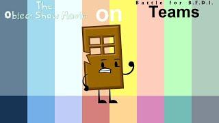 If The Object Show Movie Characters were on BFB Teams