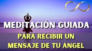 MEDITACIÓN Guiada para RECIBIR UN MENSAJE DE TU ÁNGEL  Diana Mensajes Divinos #meditacion