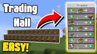 Ultimate Villager Trading Hall Build For Java & Bedrock | 1.21+