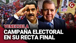 NICOLÁS MADURO y EDMUNDO GONZÁLES intensifican su campaña electoral en VENEZUELA | Gestión