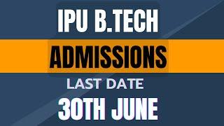 IPU B.Tech Registration Update | JEE 2022