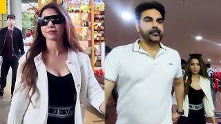 Arbaaz Khan 2nd Wife Shura Khan Shows Attitude To Media at Airport