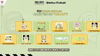  Duckyo Rewards Showcase - Make 'Em Go Quack! Event | Garena Call of Duty: Mobile