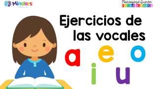 Ejercicios de las vocales - Aprendiendo a leer - Minders Psicología Infantil