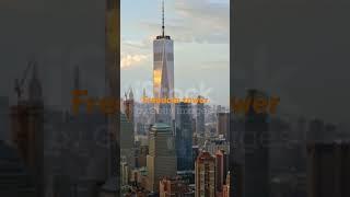 Freedom tower in America #A24 crazy knowledge