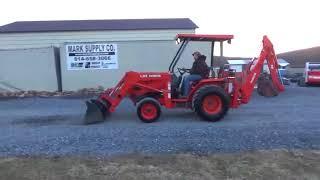 2001 Kubota L35 Tractor Loader Backhoe 4X4 GST Very Nice For Sale