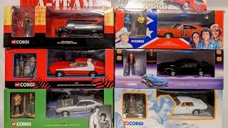 Corgi Die Cast Cars from TV's and Movies Circa 80's 