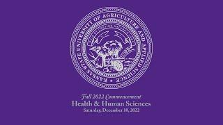 Health and Human Sciences | Commencement Fall 2022
