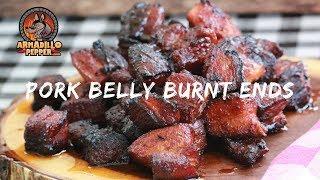 Pork Belly Burnt Ends on Pit Barrel Cooker