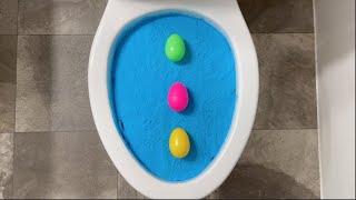 Will it Flush? - Coca Cola, Fanta, Mirinda Balloons, Plastic Eggs, Candy, Blue Coffee