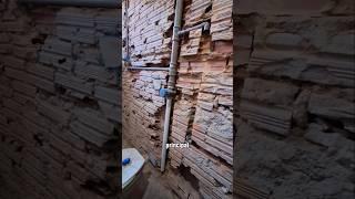 how to do bathroom plumbing #house #work #bricklayer #construction #renovation