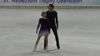 Alexa Scimeca Knierim & Chris Knierim - 2019 Nebelhorn Trophy FS