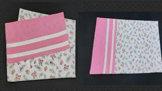 Yastık kılıfı kesimi dikimi/تفصيل وخياطة وجه مخدة/pillowcase cutting sewing