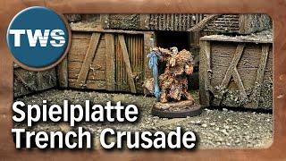 Tutorial: modular gaming board for Trench Crusade (tabletop, terrain, weird war, TWS)