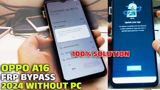 OPPO CPH2269 Bypass 2024 | OPPO A16 FRP Bypass without PC | Fix YouTube Update Issue