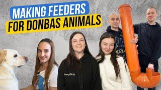 How We Make Feeders for Donbas Animals with Spilka PORUCH